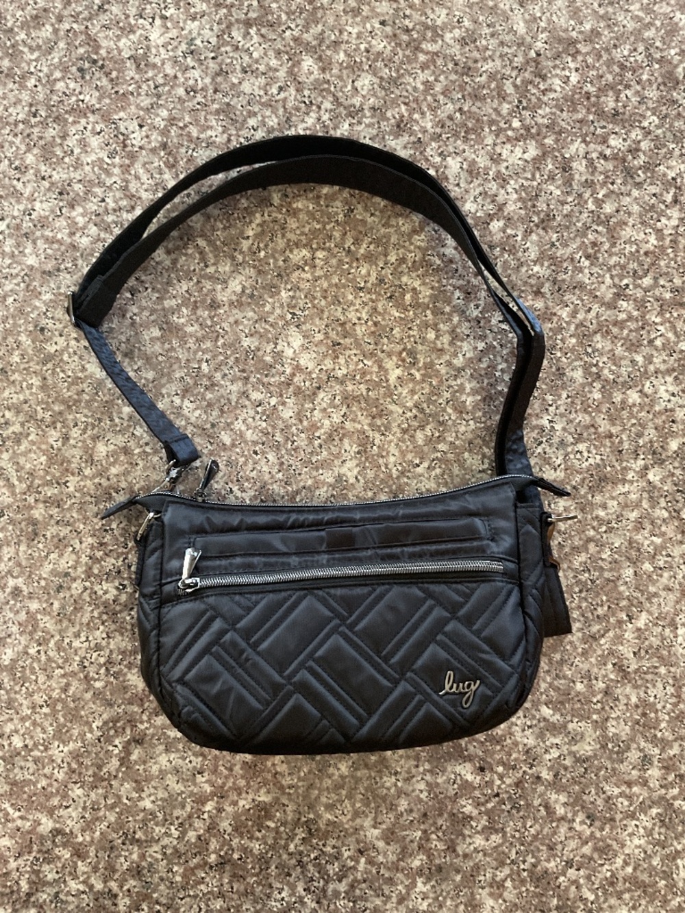Lug Dash Crossbody Bag Color Black NWOT